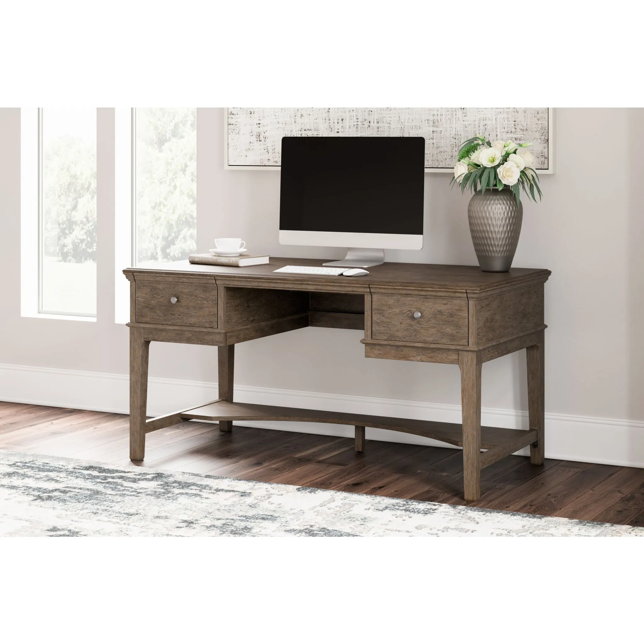 Janismore Leg Desk w/Storage