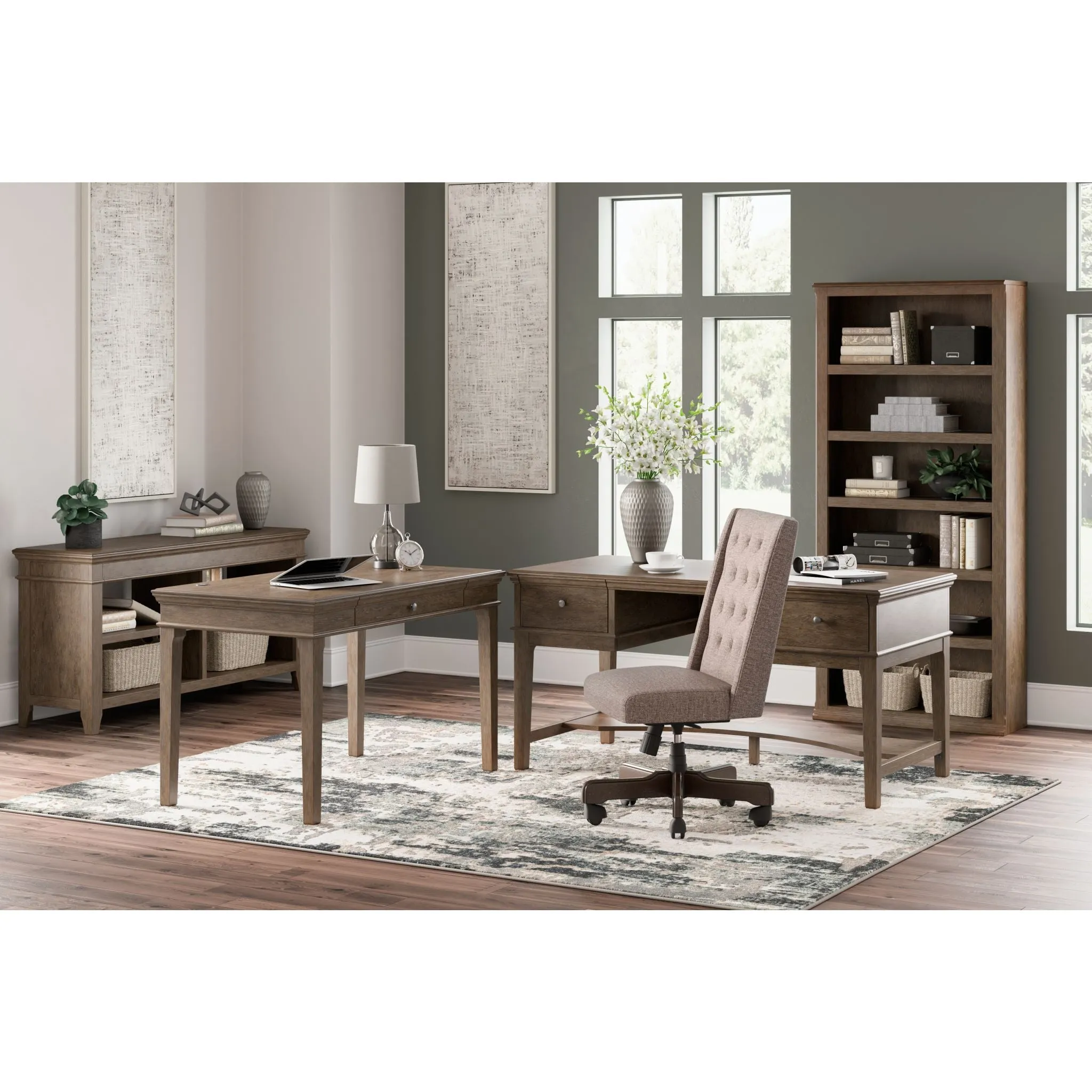 Janismore Leg Desk w/Storage