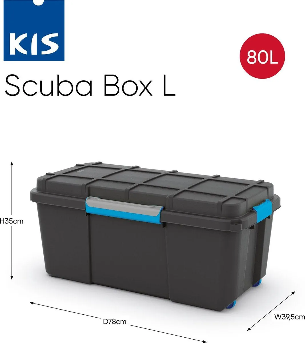 KIS Scuba Box  - Black (Large)