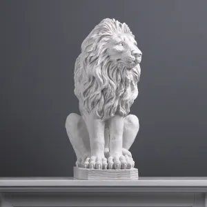 Large Sitting Lion Statue