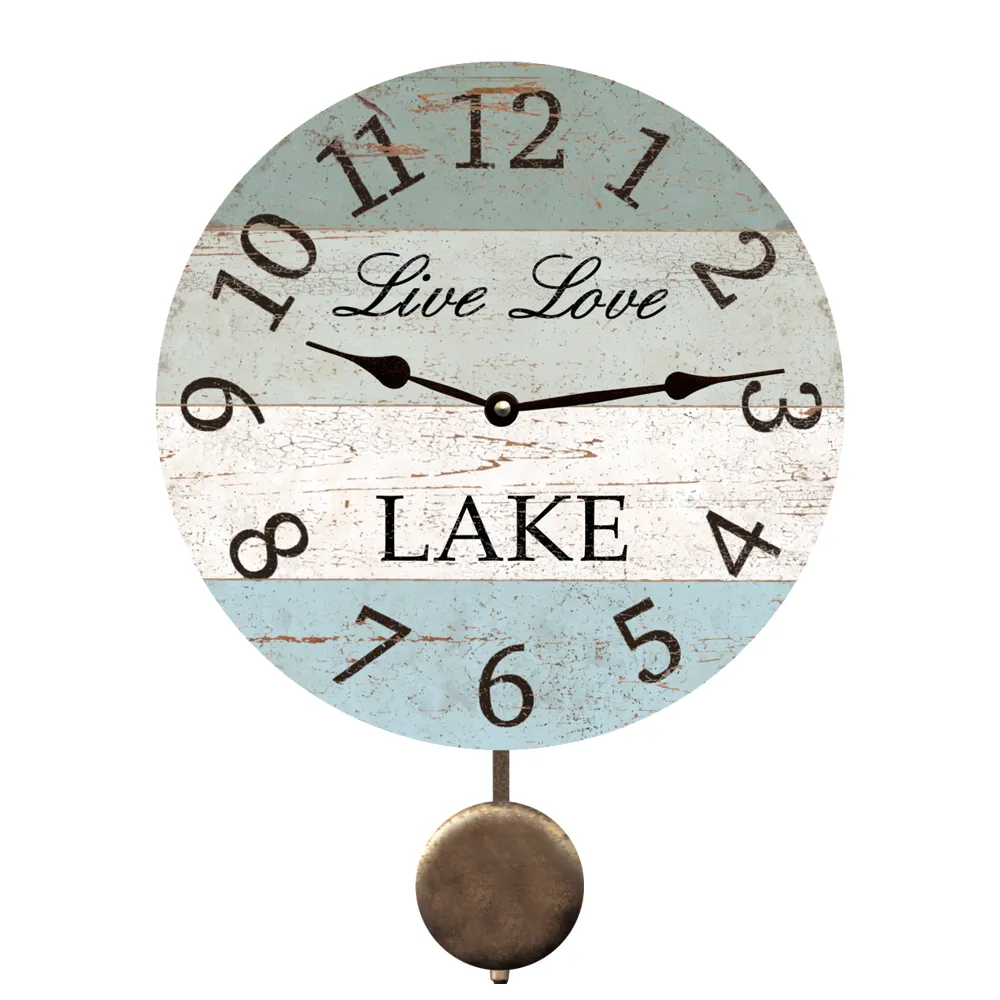 Live Love Lake Clock