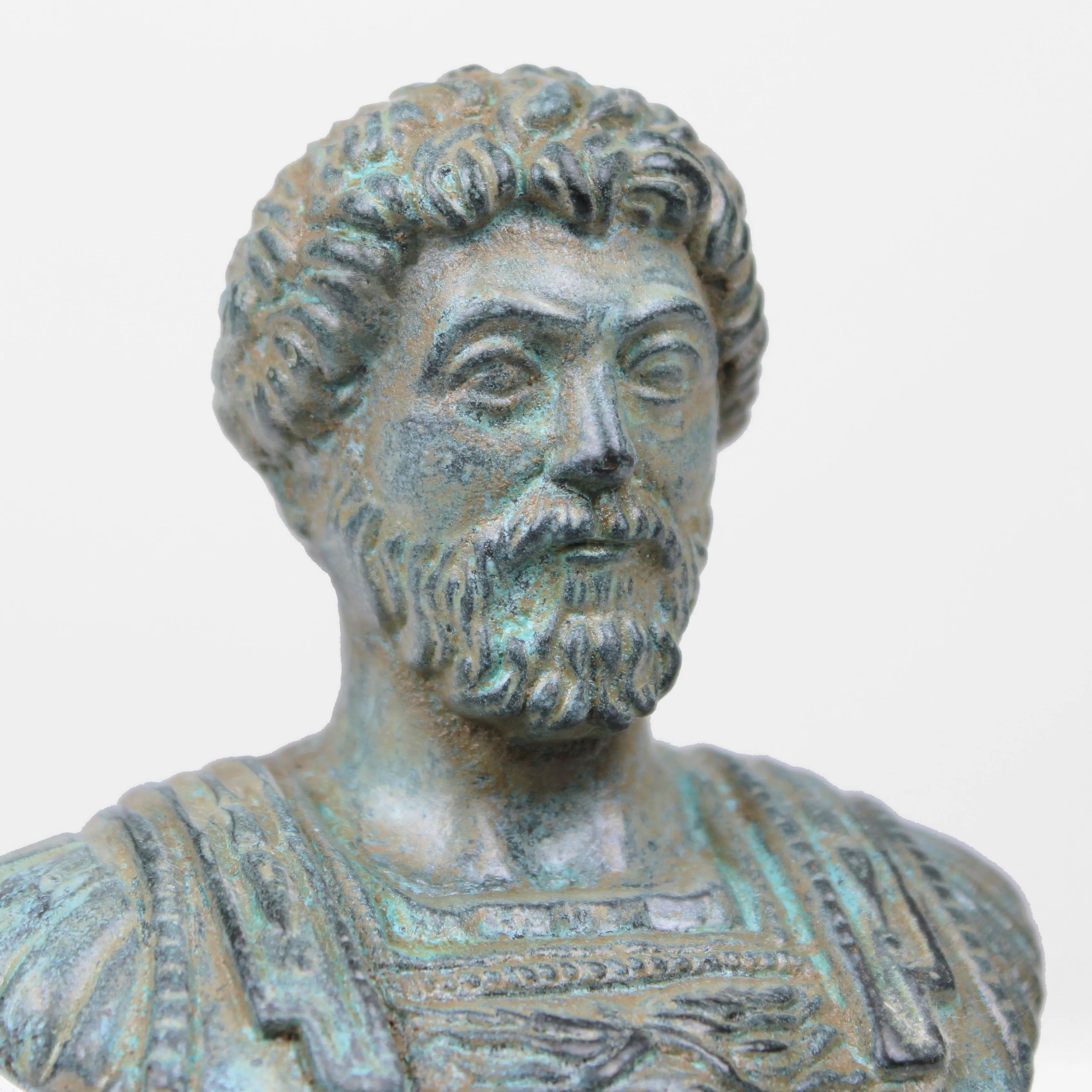 Marcus Aurelius Bust (Green Bronze)