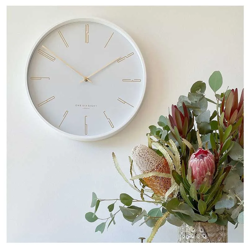 Maya Clock - White (30cm)