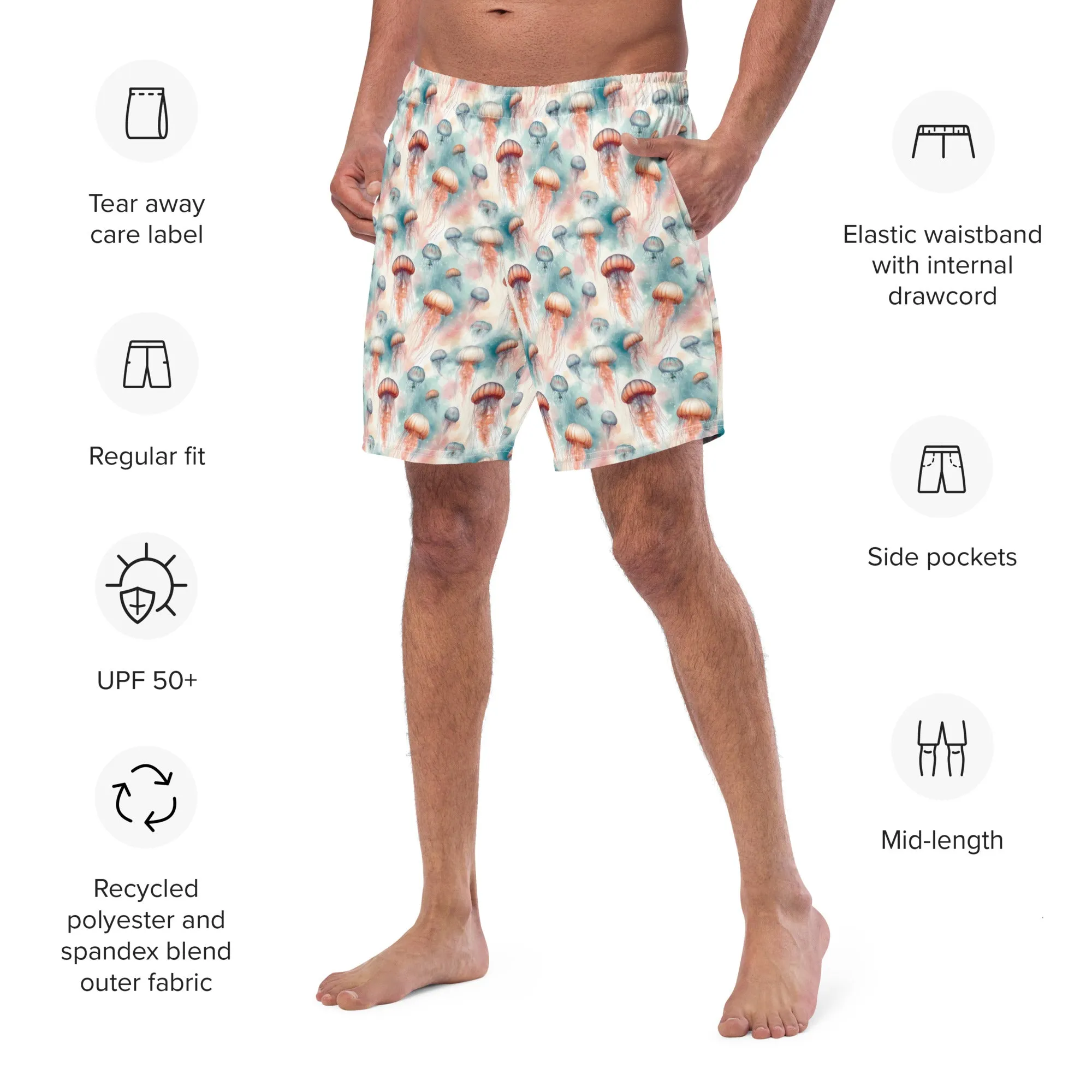 Men’s Swim Trunks Jellyfish Dream