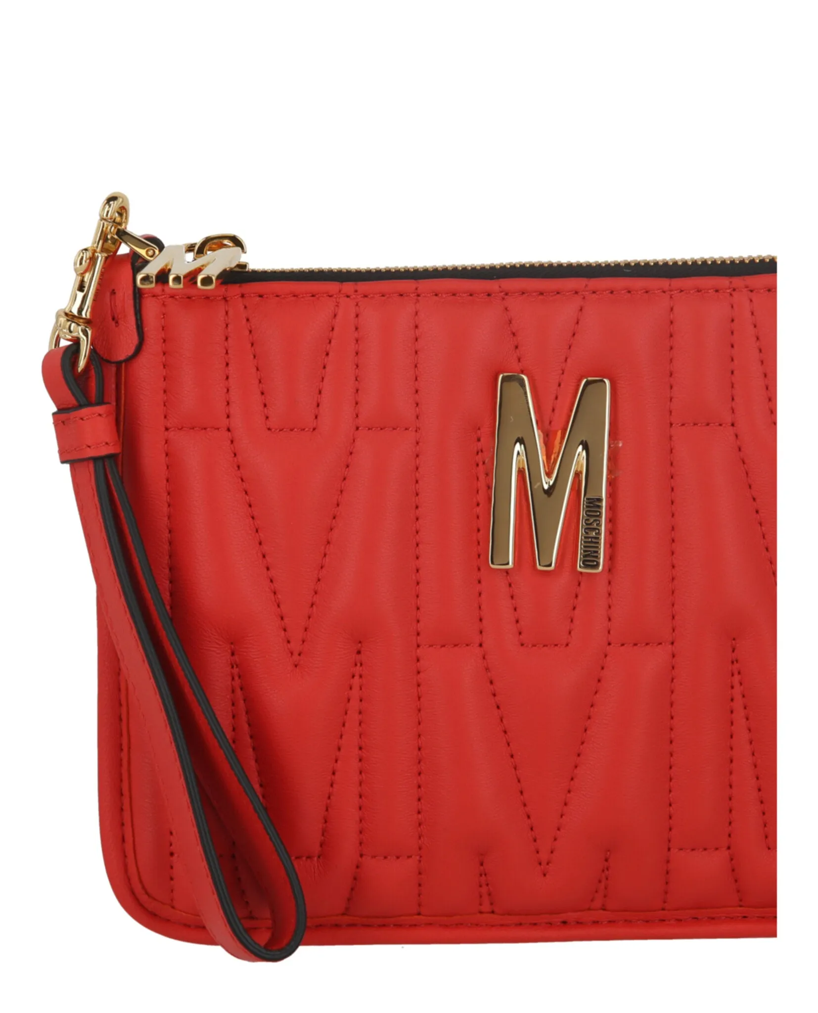 Moschino Textured Wristlet