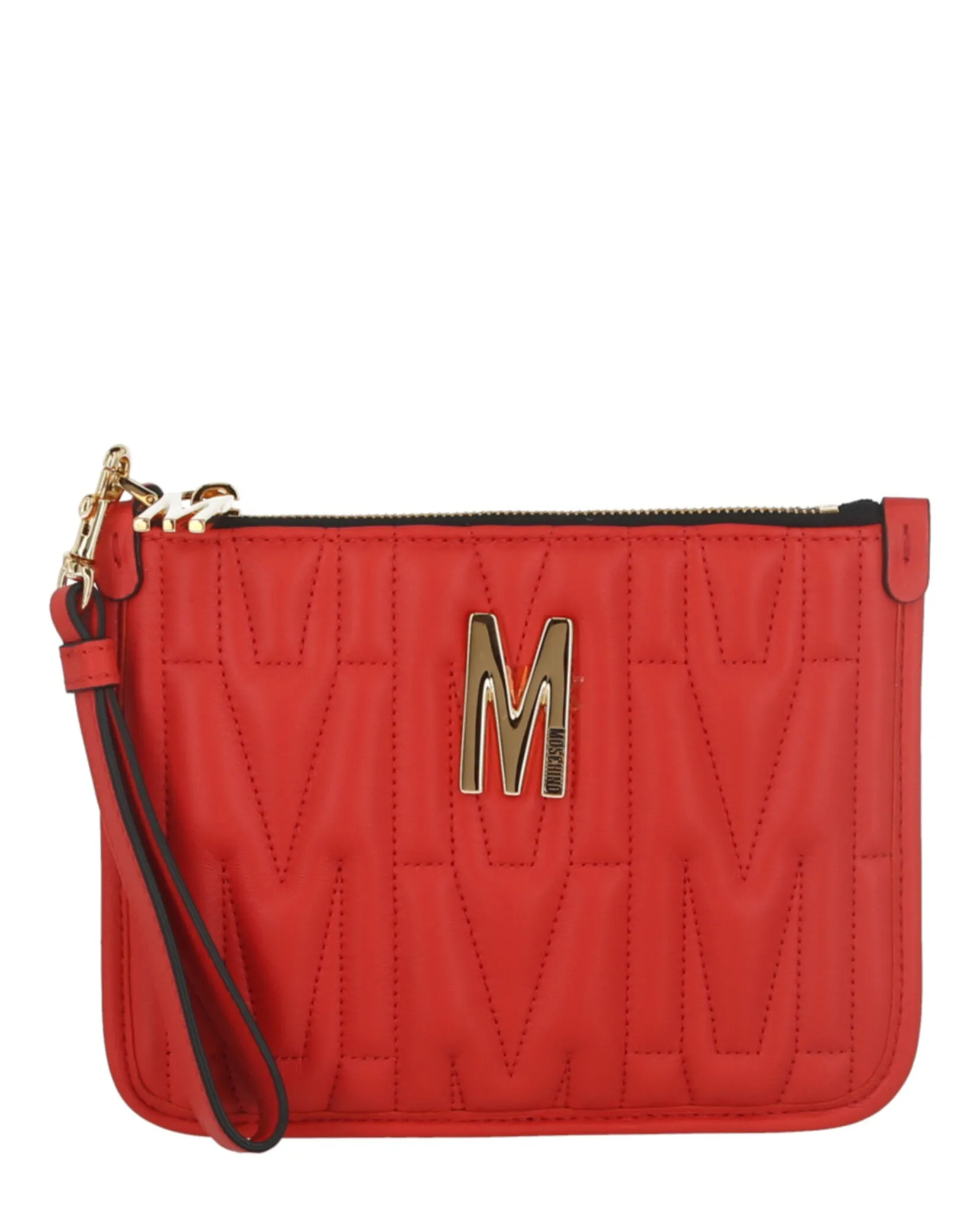 Moschino Textured Wristlet