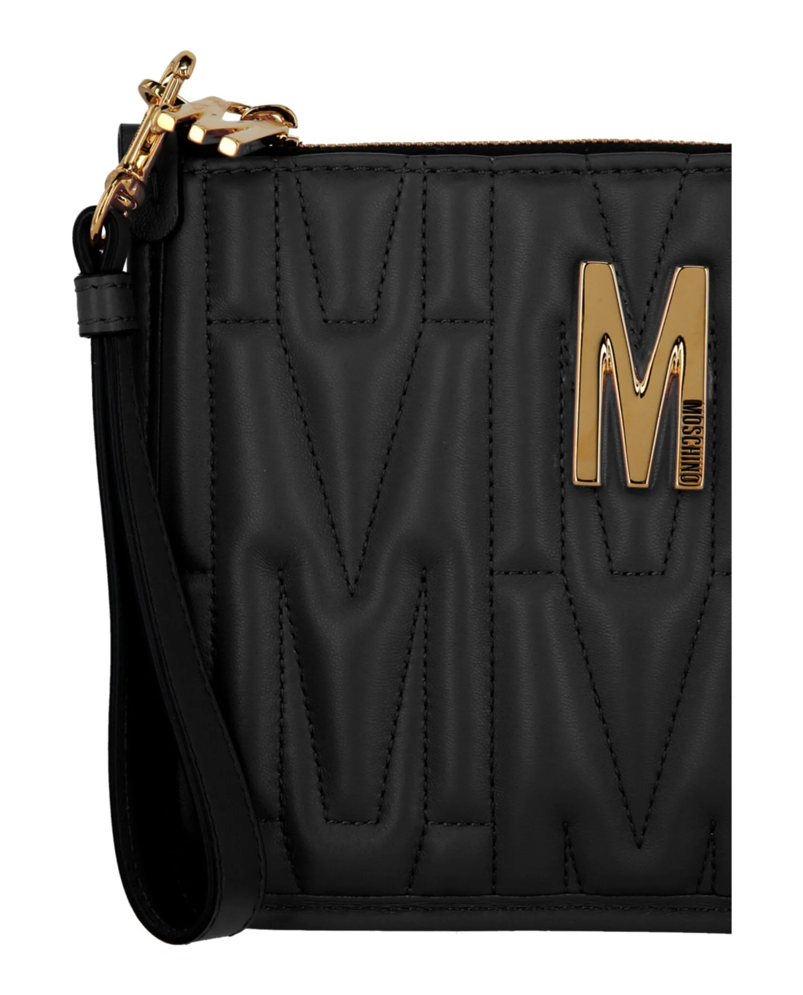 Moschino Textured Wristlet