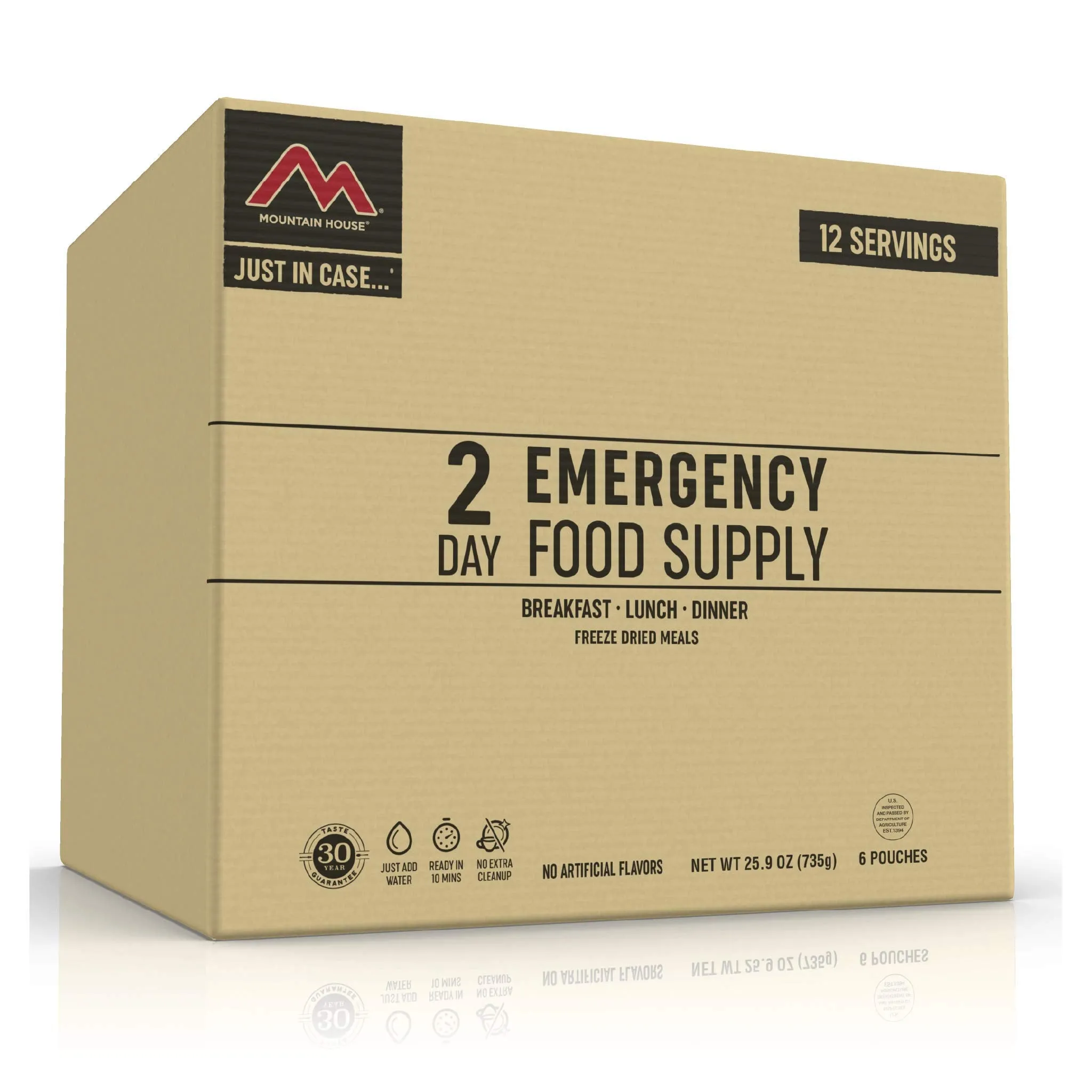 Mountain House - 2 Day Emergency Food Supply - 12 Servings