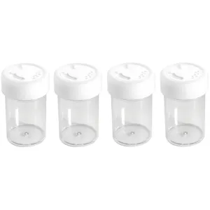 Multicraft Imports - Glitter Shaker Jars 2 inch 4 pack - Empty