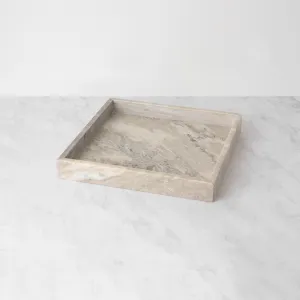 Nakraine Square Marble Ottoman/Coffee Table Tray