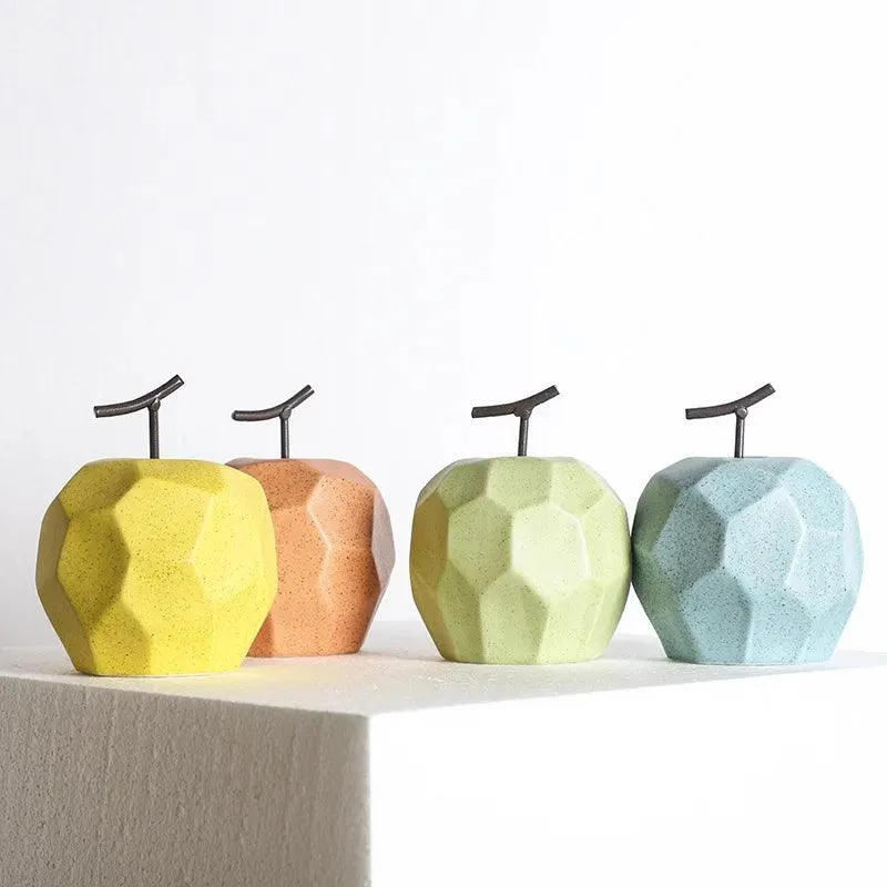 Nordic Geometric Fruit Decor