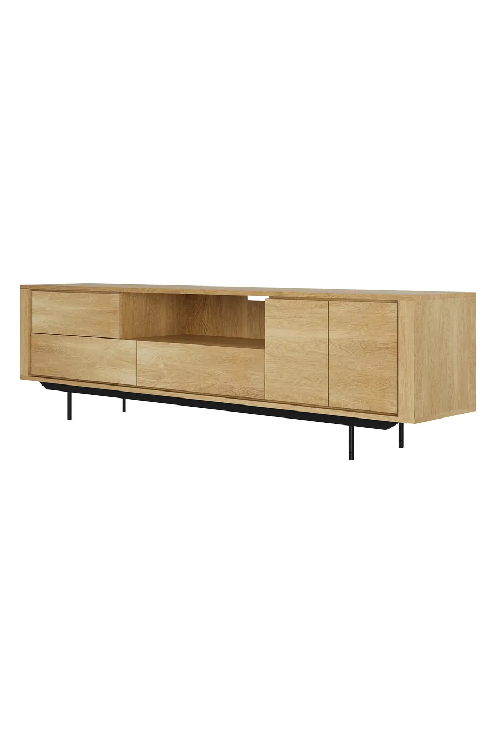 Oiled Oak Media Unit | Ethnicraft Shadow