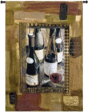 Perfect Vintage I Wall Tapestry by Rob Heffernan© - Wine, Culinary Motif