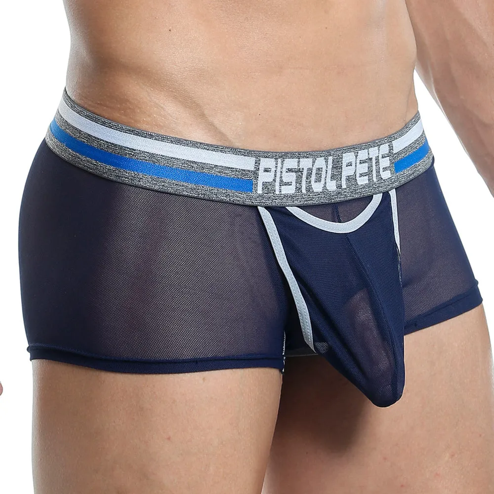 Pistol Pete PPG021 Boxer Trunk Royal Bl/White