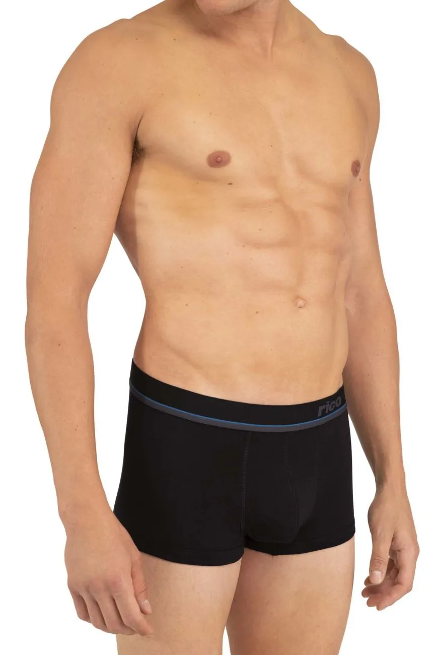 Rico 250109 3PK Brazilian Trunks Color Black-Blue