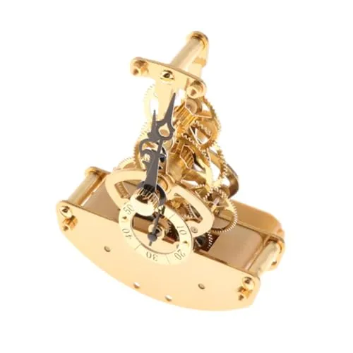 SECRET DESIRE Clock Quartz Movement Mechanism Ornament Shelf Bedroom Repair DIY with Hands Golden