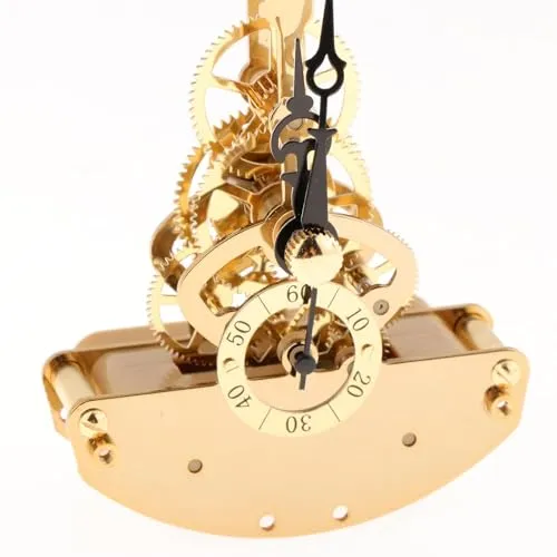 SECRET DESIRE Clock Quartz Movement Mechanism Ornament Shelf Bedroom Repair DIY with Hands Golden