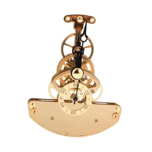 SECRET DESIRE Clock Quartz Movement Mechanism Ornament Shelf Bedroom Repair DIY with Hands Golden