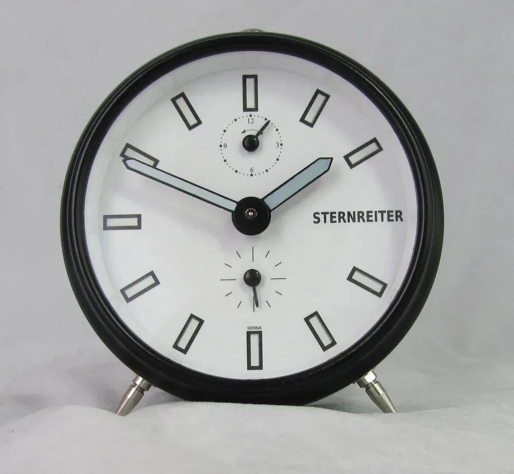 Sternreiter Umeå Black Alarm Clock