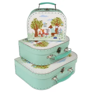 Storage Trunks Set of 3 'Woodland'