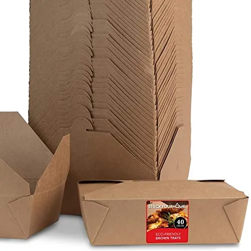 Take Out Food Containers Microwaveable Kraft Brown Take Out Boxes