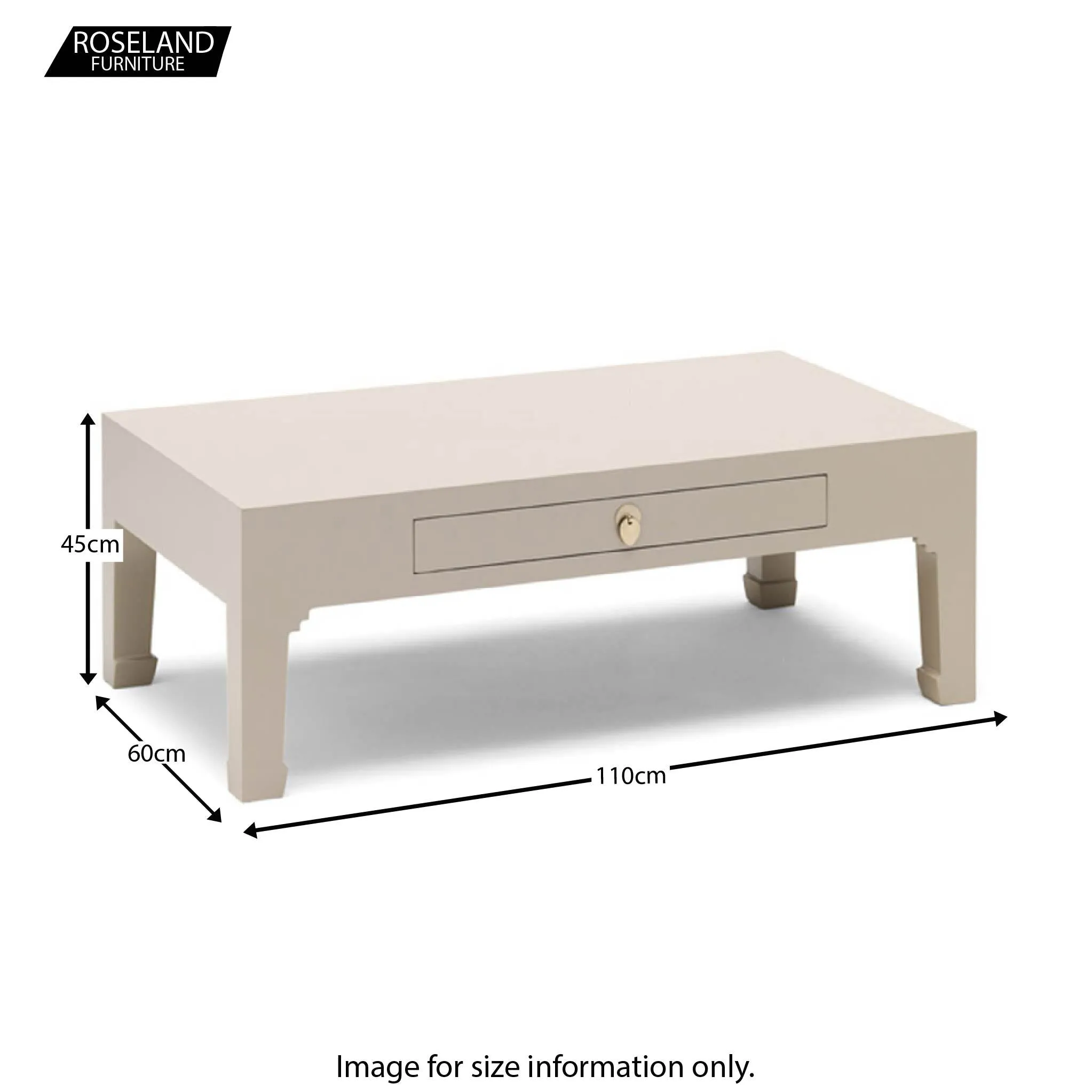 The Nine Schools Oriental Oyster Grey Coffee Table