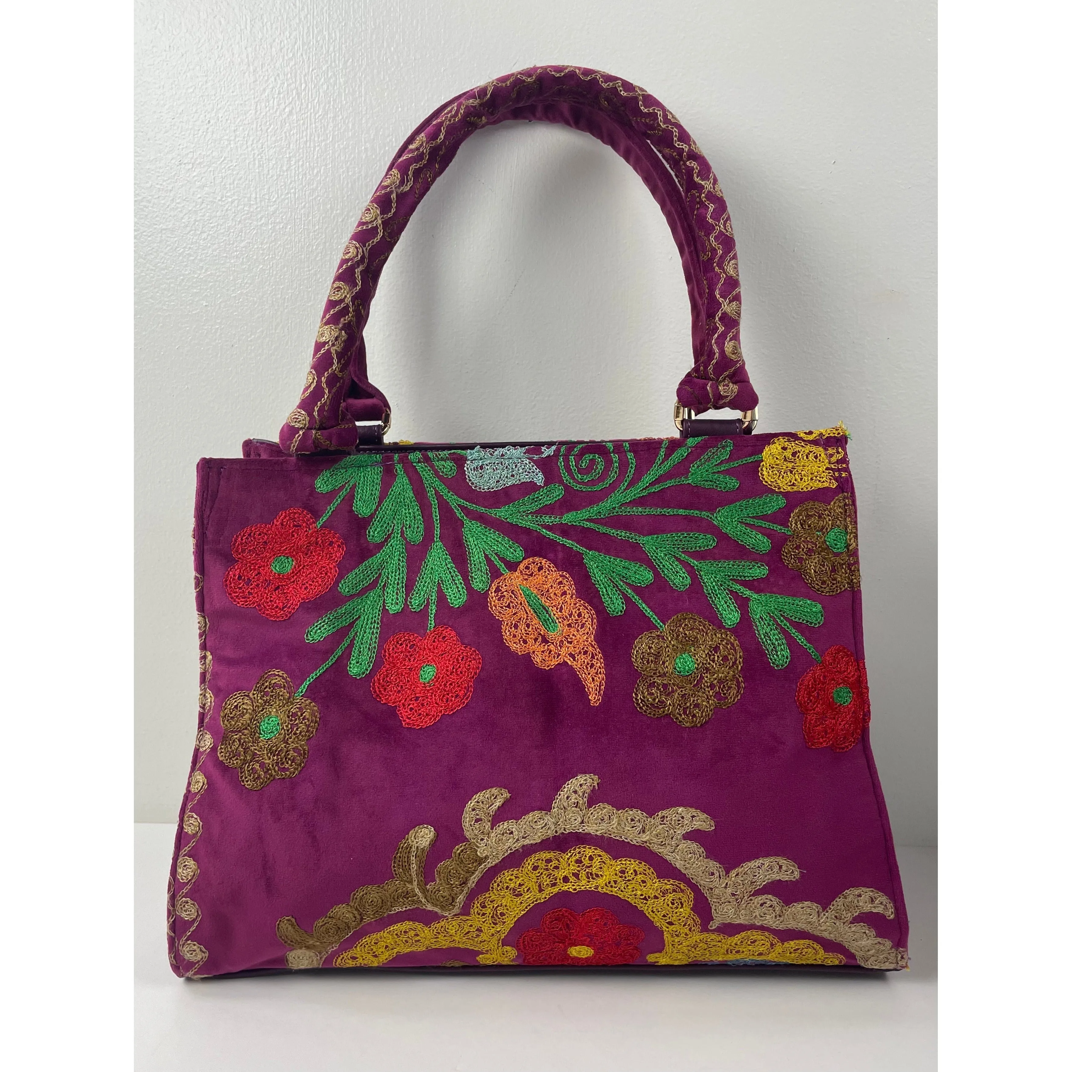 Wolf and Willa Bag: Vintage Purple Tote