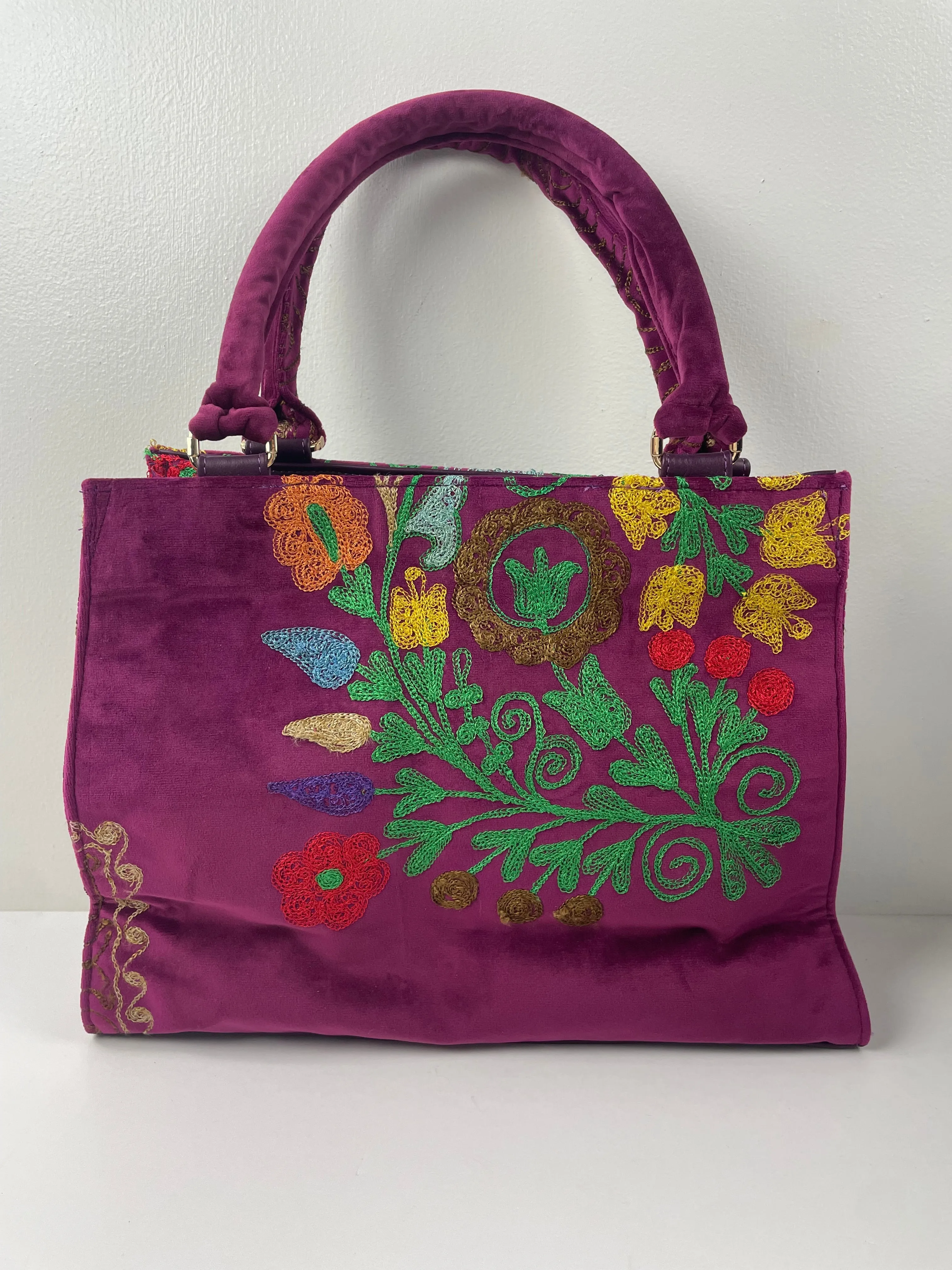 Wolf and Willa Bag: Vintage Purple Tote