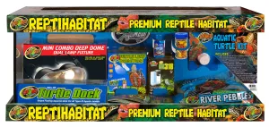 Zoo Med 20 Gallon ReptiHabitat Aquatic Turtle Kit